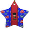 Superhero Ceramic Flat Ornament - Star (Front)