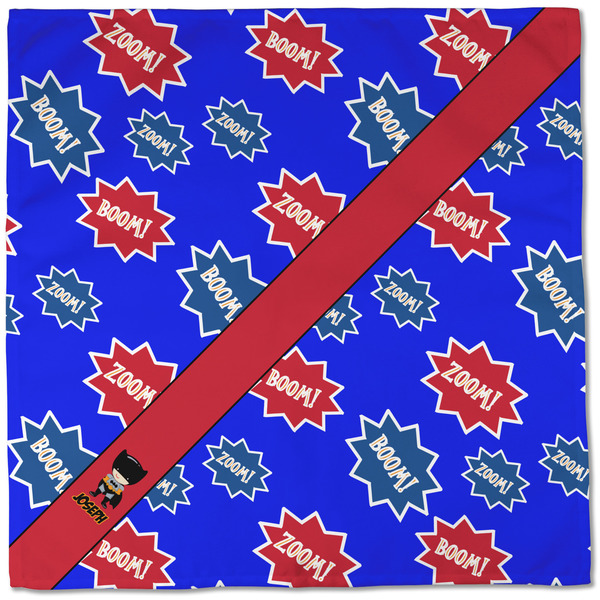 Superhero Cloth Napkins - Personalized Dinner (Full Open)