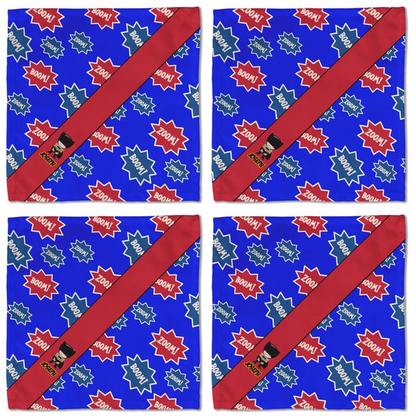 Superhero Cloth Napkins - Personalized Lunch (APPROVAL) Set of 4