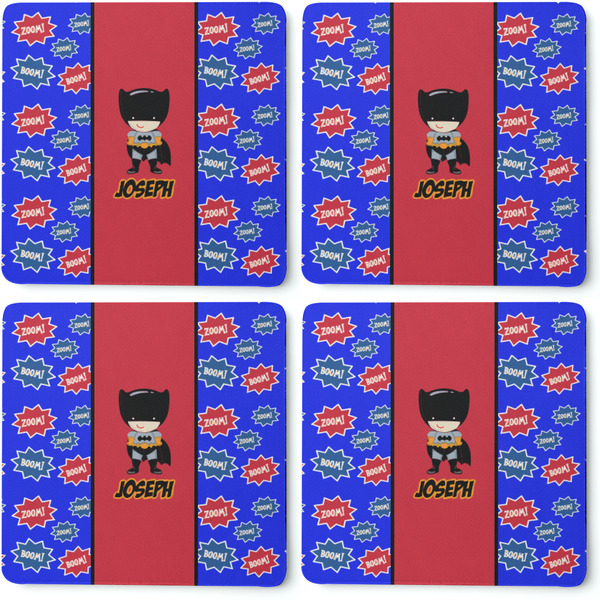 Superhero Coaster Rubber Back - Apvl