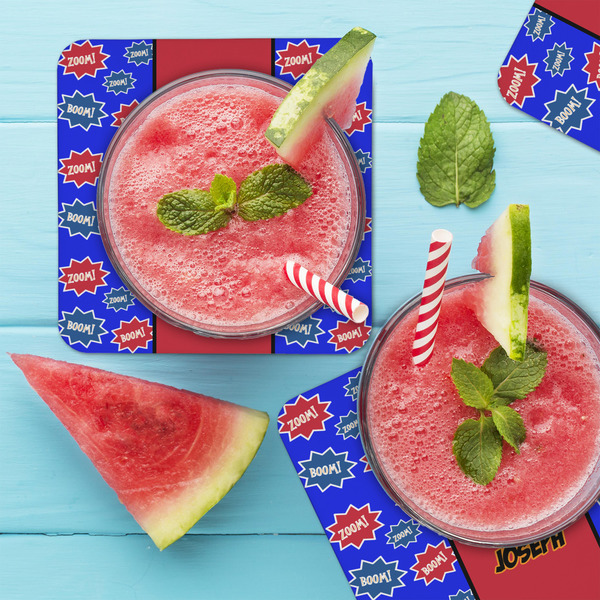 Superhero Coaster Set - LIFESTYLE