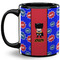 Superhero Coffee Mug - 11 oz - Full- Black
