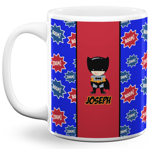 Custom Superhero 11 Oz Coffee Mug - White (Personalized)