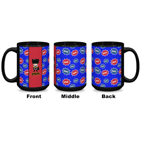 Superhero Coffee Mug - 15 oz - Black APPROVAL