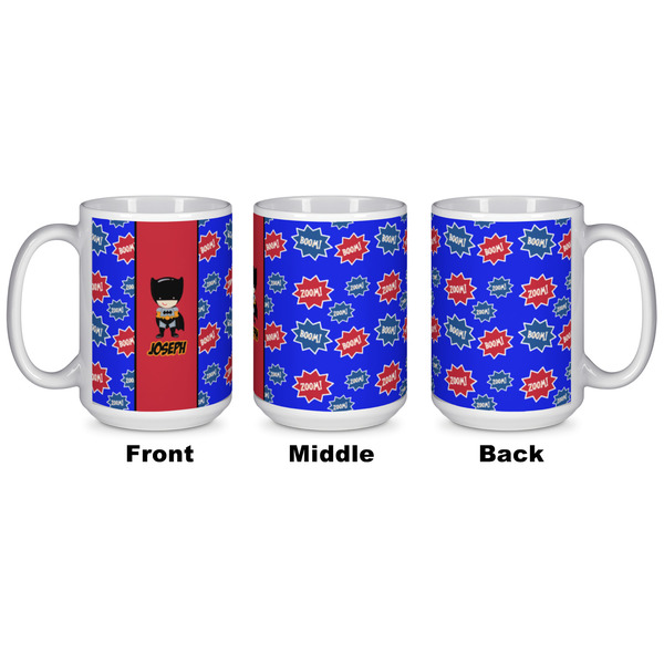 Superhero Coffee Mug - 15 oz - White APPROVAL
