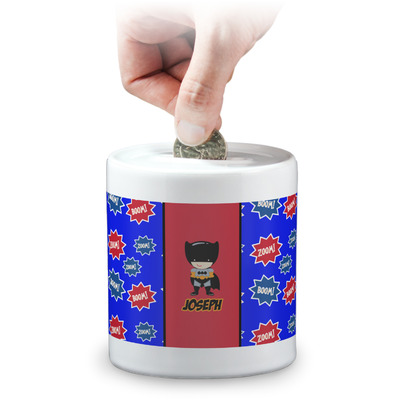 Superhero Coin Bank (Personalized)
