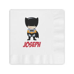 Superhero Coined Cocktail Napkins (Personalized)