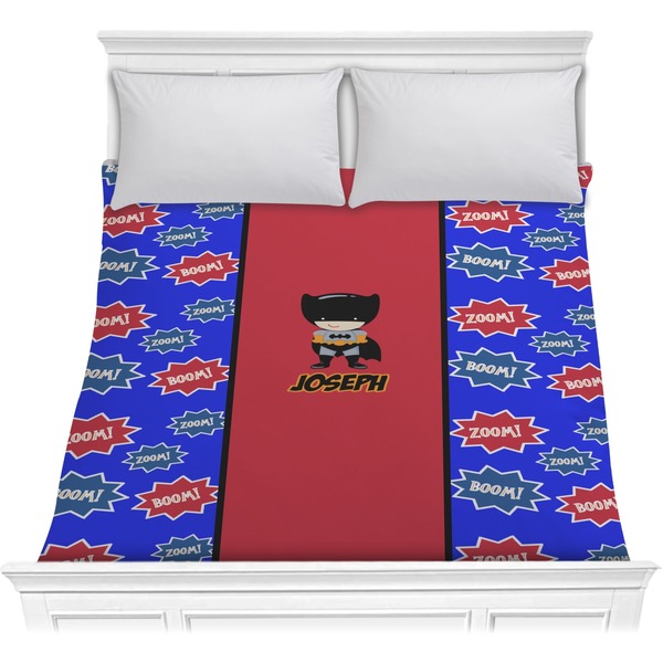 Custom Superhero Comforter - Full / Queen (Personalized)