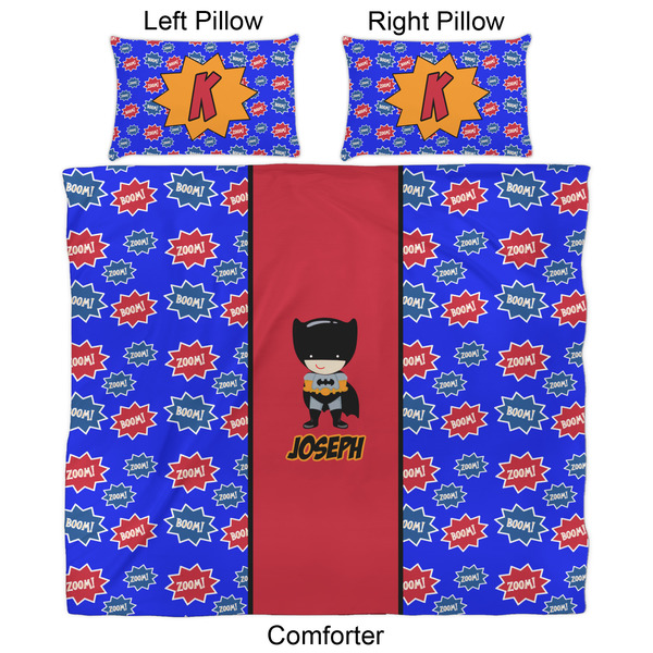 Superhero Comforter Set - King - Approval