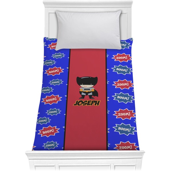 Custom Superhero Comforter - Twin (Personalized)