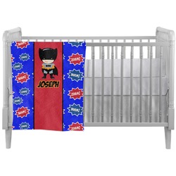 Superhero Crib Comforter / Quilt (Personalized)