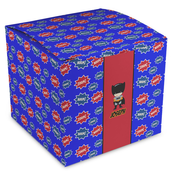 Custom Superhero Cube Favor Gift Boxes (Personalized)
