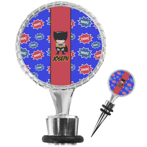 Custom Superhero Wine Bottle Stopper (Personalized)