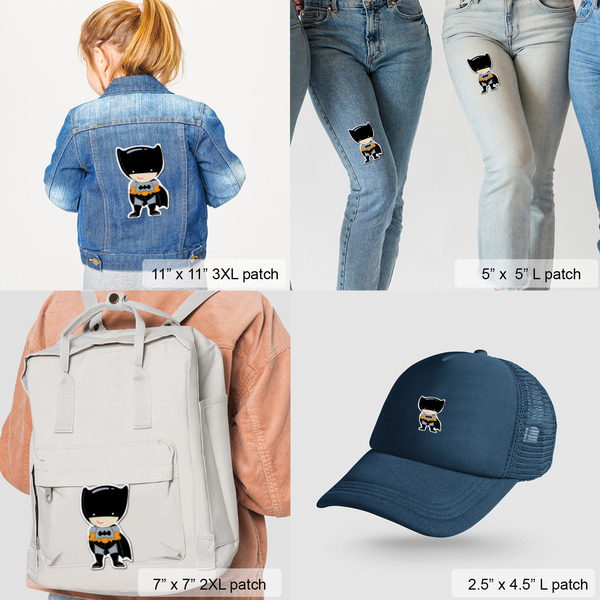 Superhero Custom Shape Iron On Patches - LIFESTYLE