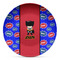Superhero Microwave Safe Plastic Plate - Composite Polymer (Personalized)