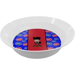 Superhero Melamine Bowl - 12 oz (Personalized)