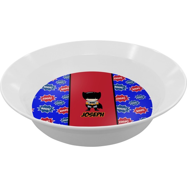 Custom Superhero Melamine Bowl (Personalized)