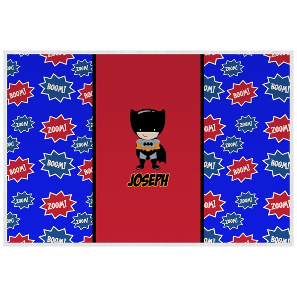 Custom Superhero Laminated Placemat w/ Name or Text