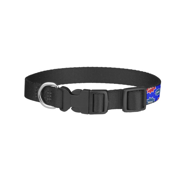 Superhero Dog Collar - Large - Back