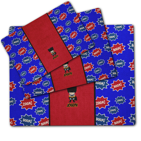 Superhero Dog Food Mat - MAIN (sm, med, lrg)