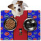 Superhero Dog Food Mat - Medium LIFESTYLE