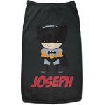 Superhero Black Pet Shirt (Personalized)
