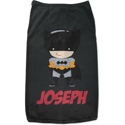 Superhero Black Pet Shirt - S (Personalized)