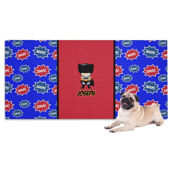 Custom Superhero Dog Towel (Personalized)