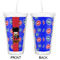 Superhero Double Wall Tumbler with Straw - Approval