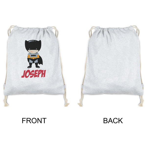 Superhero Drawstring Backpacks - Sweatshirt Fleece - Single Sided - APPROVAL