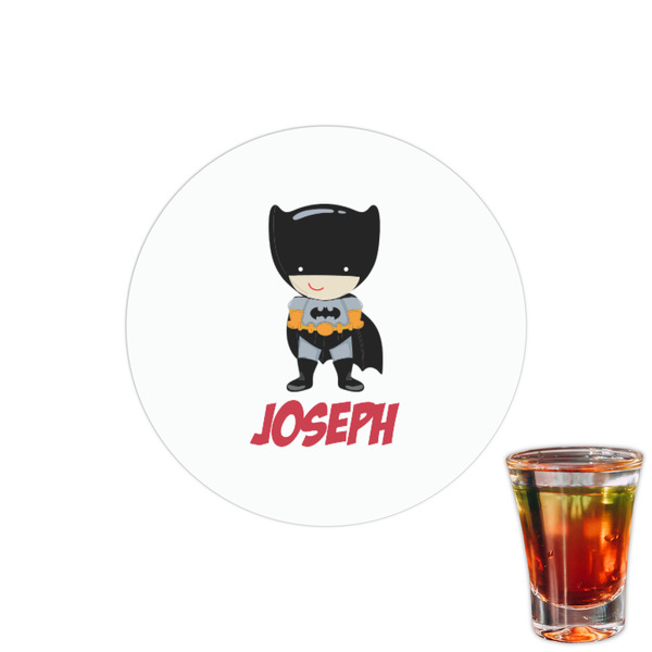 Custom Superhero Printed Drink Topper - 1.5" (Personalized)