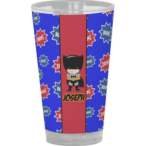 Custom Superhero Pint Glass - Full Color (Personalized)