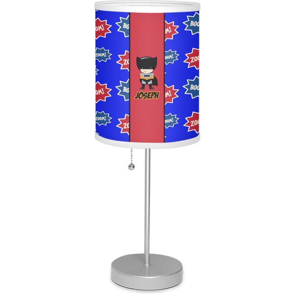 Custom Superhero Lamp with Drum Shade (Personalized)
