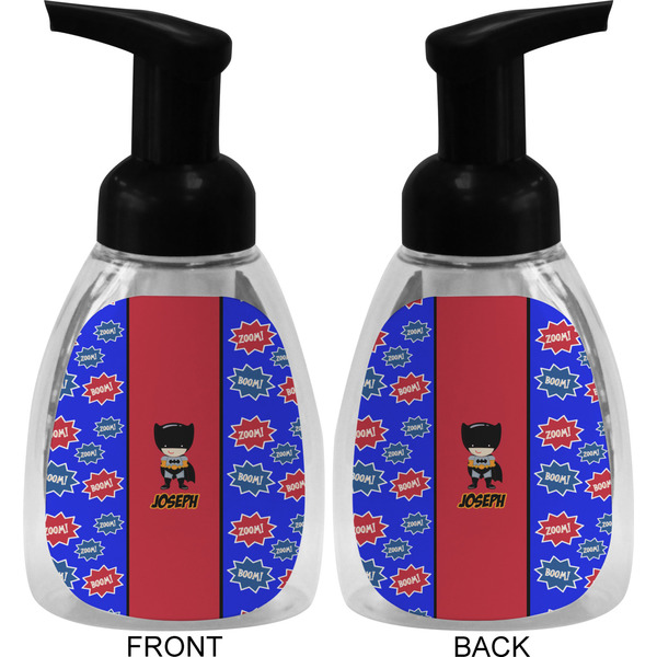 Superhero Foam Soap Bottle (Front & Back)