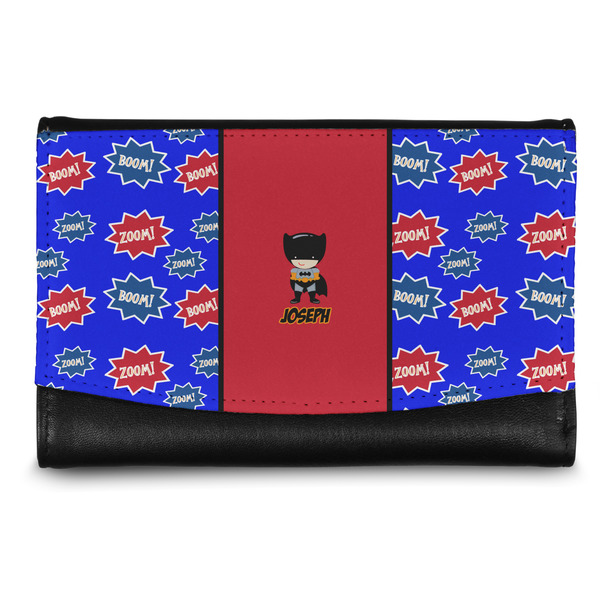 Custom Superhero Genuine Leather Women's Wallet - Small (Personalized)