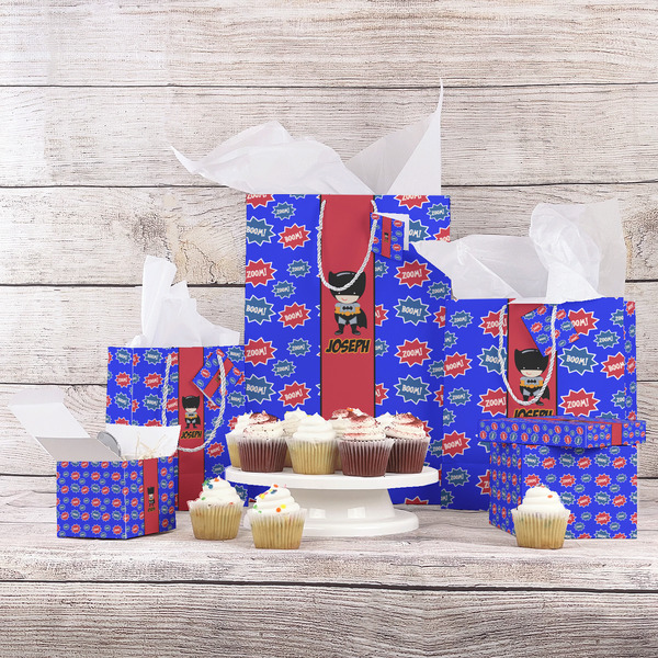 Superhero Gift Bags - In Context