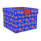 Superhero Gift Box with Lid - Canvas Wrapped - Large (Personalized)
