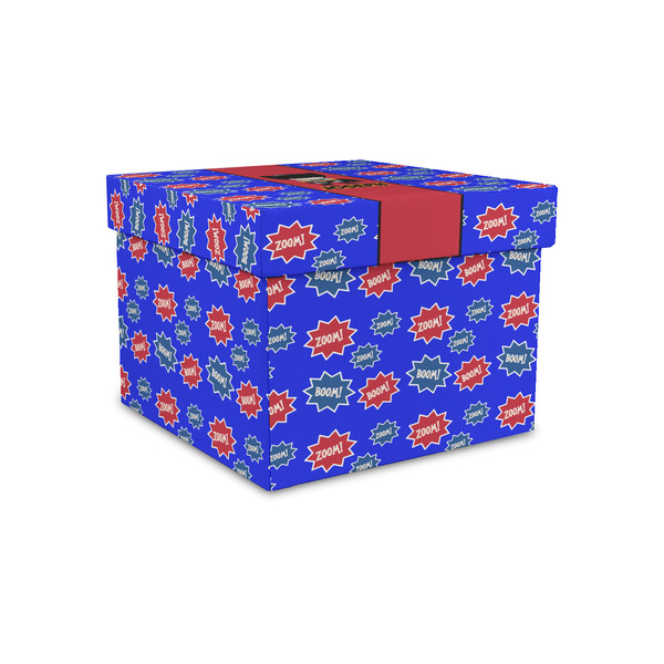 Superhero Gift Boxes with Lid - Canvas Wrapped - Small - Front/Main