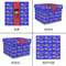 Superhero Gift Boxes with Lid - Canvas Wrapped - XX-Large - Approval