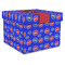 Superhero Gift Boxes with Lid - Canvas Wrapped - XX-Large - Front/Main
