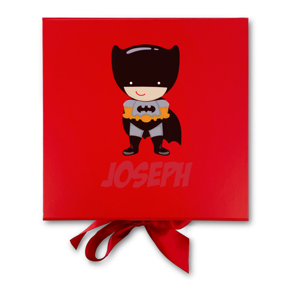 Superhero Gift Boxes with Magnetic Lid - Red - Approval