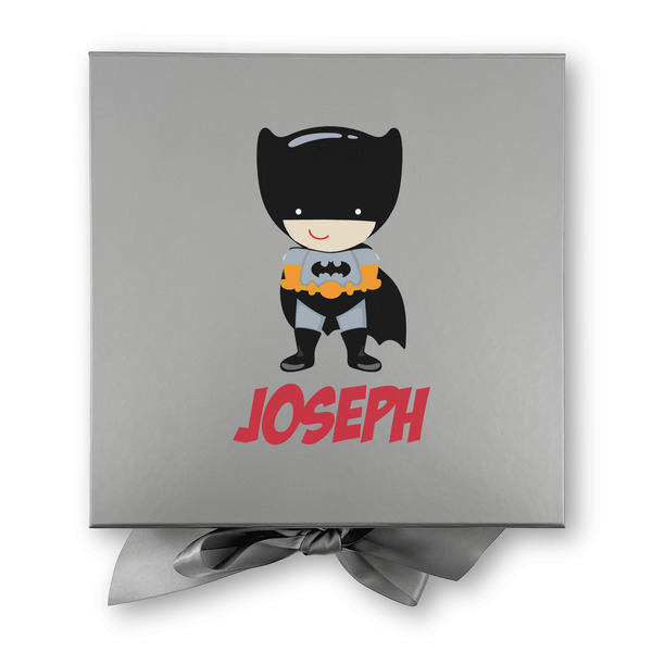 Superhero Gift Boxes with Magnetic Lid - Silver - Approval