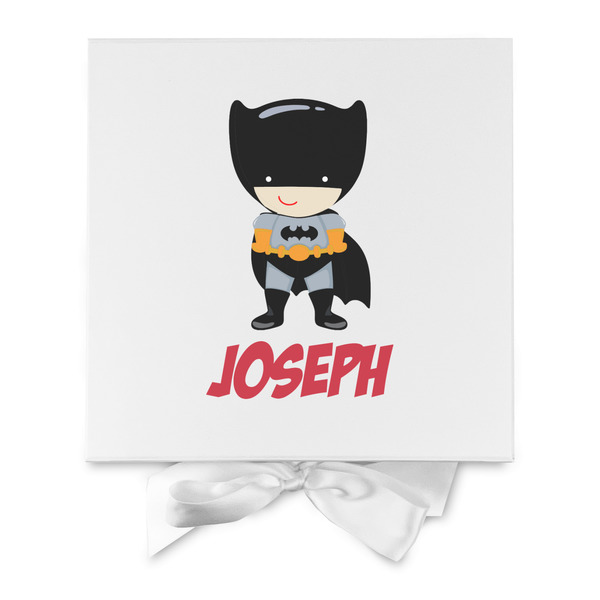 Superhero Gift Boxes with Magnetic Lid - White - Approval