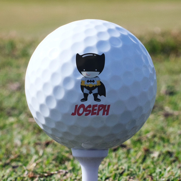 Superhero Golf Ball - Branded - Tee