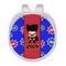 Superhero Golf Ball Marker - Hat Clip - Silver