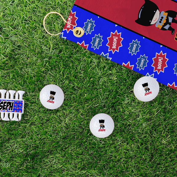 Superhero Golf Balls - Generic - Set of 3 - LIFESTYLE