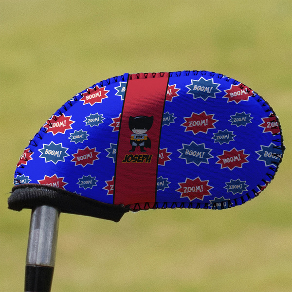 Custom Superhero Golf Club Iron Cover (Personalized)