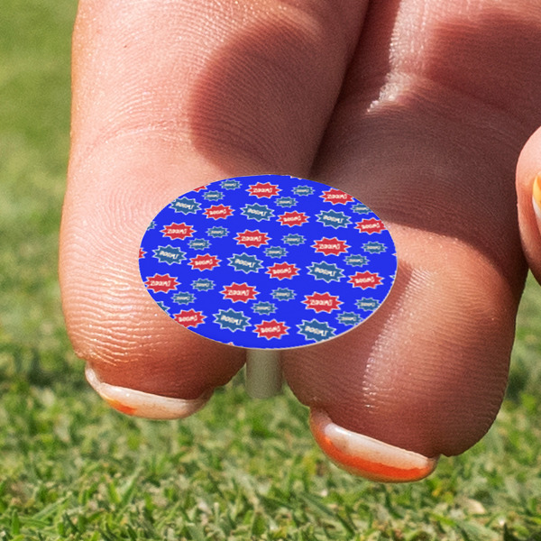 Superhero Golf Tees & Ball Markers Set - Marker