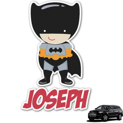 Superhero Graphic Car Decal (Personalized)