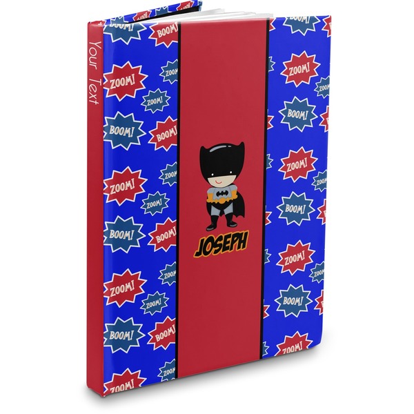 Custom Superhero Hardbound Journal - 7.25" x 10" (Personalized)